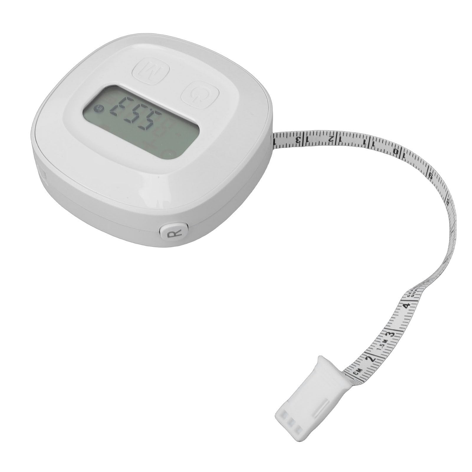 Cinta Métrica Inteligente con, Pantalla LED de Retracción Automática, Cinta Digital Portátil con Gancho de Bloqueo Automático para Seguimiento del Tamaño de la Pierna, el Brazo