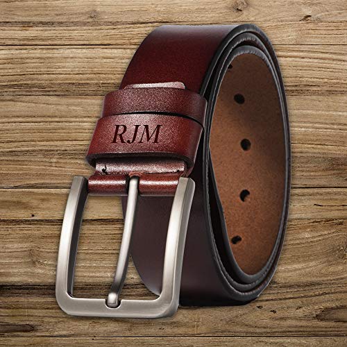 Personalized Belts For Men, Genuine Leather Belts, Personalized Gifts For Men LB252