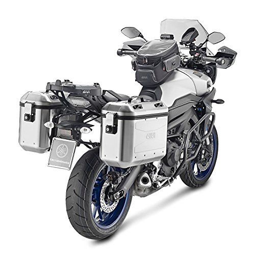 Borse laterali rigide Set Suzuki V-Strom 1000 14-16 Givi Monokey DLM36 argento 36 litri