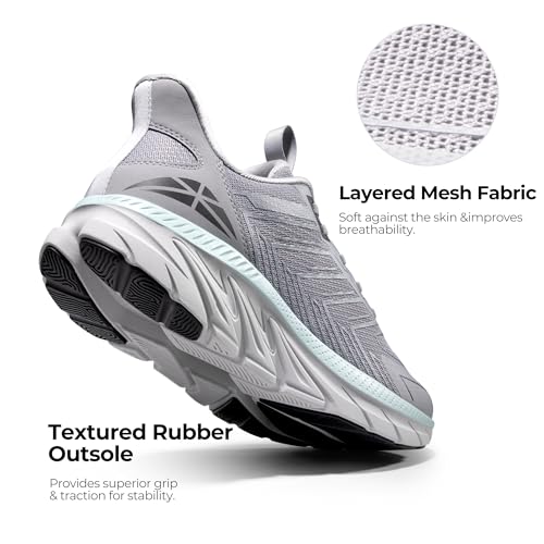Men's Slip On Walking Shoes Running Comfortable Tennis Breathable Non Slip Athletic Gym Workout Cross Training Fashion Sneakers - Image 6