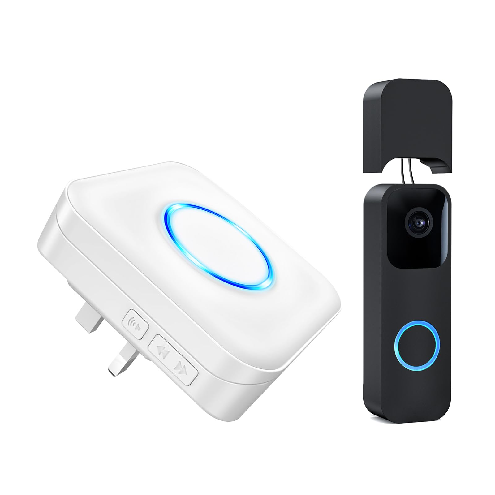 BITIWEND Wireless Doorbell Extender for Blink Video Doorbell 1st & 2nd Gen, Wired Doorbell to Wireless, for Hardwired Mode Only, 656FT Long-Range Signal Reception - 1 Receiver