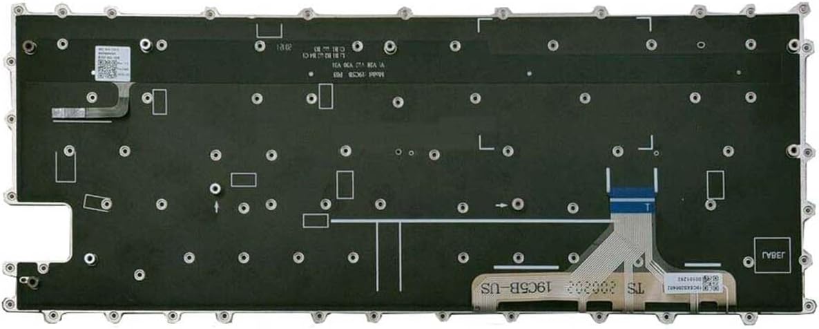 Laptop Keyboard Compatible with Samsunn NP730QCJ US White