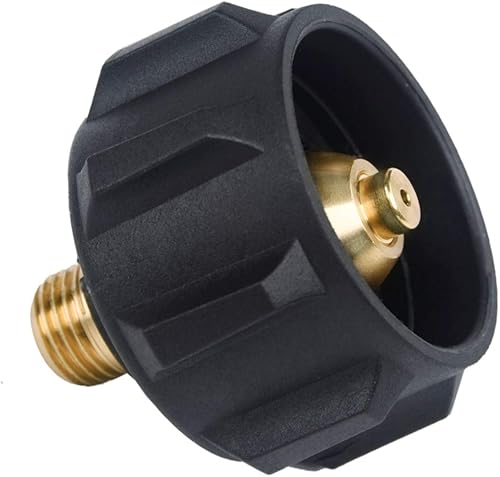 Miniatura 8 de GasSaf Enchufe adaptador de tanque de gas propano POL de nariz suave con flujo excesivo x accesorio de rosca de tubo macho de 14 pulgadas 100 latón