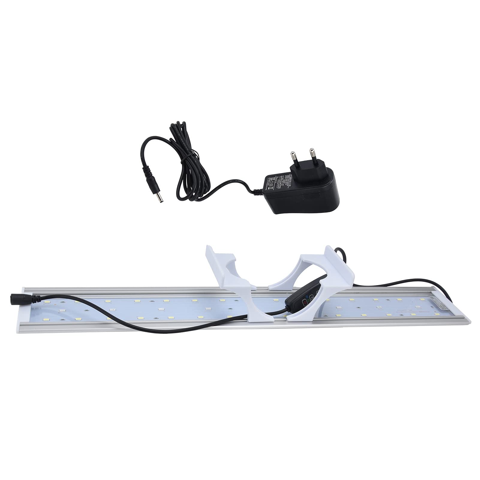 Luz para Pecera, Luz LED Regulable para Acuario con Control de Botón y de Color, para Tanques con Cubierta de Vidrio o Acrílico