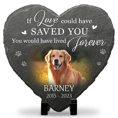 Pawfect-House-If-Love-Could-Have-Saved-You-Personalized-Dog-Memorial-Stone-Pet-Memorial-Gifts-Cemetery-Decorations-for-Grave-Pet-Loss-Gifts-Cat-Memorial-Gifts-Dog-Memorial-Gifts-for-Loss-of-Dog