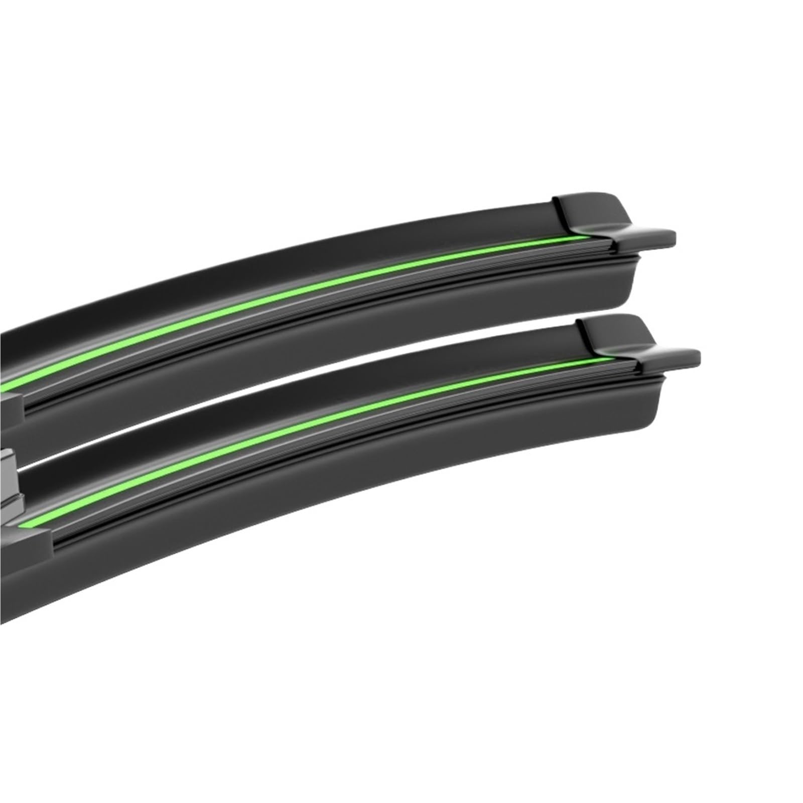 Wycieraczki samochodowe Pasuje do piór wycieraczek przedniej szyby 2 szt. Akcesoria okien Pióro Wycieraczki(Black-Green,Tiguan MK2 2017-2023)