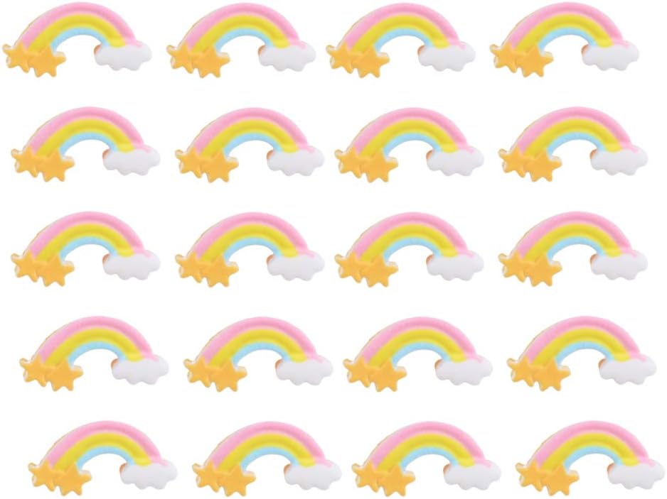 EXCEART 50PCS Slime Charms Set Slime Beads Resin Flatback Charms Craft Buttons for Handcraft Accessories Scrapbooking Phone Case Decor