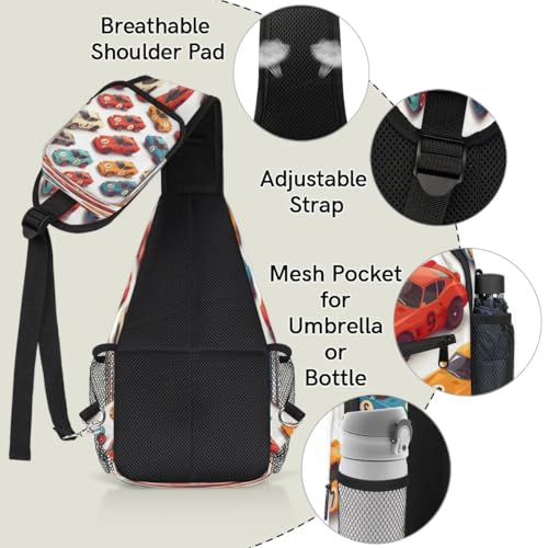 Bolsa sling unisex para viaje y senderismo 7.9x3.5x14.2 in miniatura 4