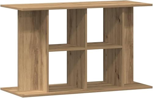 vidaXL Soporte para acuario de roble artesanal, 100 x 40 x 60…