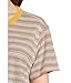 Prana Women's Cozy Up SS Crew, Dijon Stripe