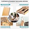 Beechwood Tabletop Easel Set for Painting, 60 Pieces 2-in-1 Art Supplies Specially Tailored for Painting & Sketching, Portable Adjustable Sketchbox Art Easel for Beginners and Art Lovers #3