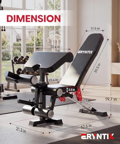 Adjustable Workout Machine,Foldable Weight Bench | 1600LBS Workout Bench,21-Position Multifunctional Weight Benchs,Iscc Plus Certified for Home Gym - image 7