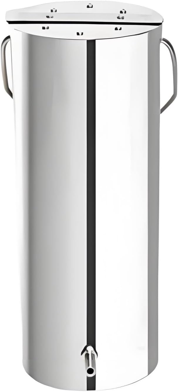 Thicken Stainless Steel Water Sampler Water Sampling Dipper System Rod Pendulum Beaker, for Environmental Monitoring, Water Quality Sample Collection(3L)