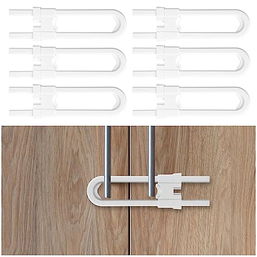 🔒 【Materiale ABS robusto】 La bambino serrature di sicurezza è realizzata in materiale ABS di alta qualità, che è più resistente e può bloccare efficacemente la porta dell'armadio, con caratteristiche di protezione ambientale, salutare, non tossico e inodore.