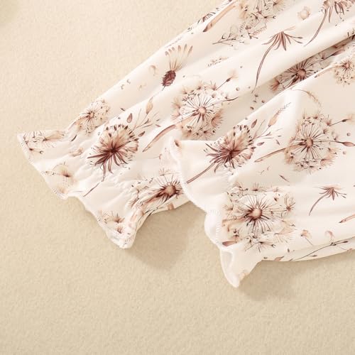 Summer One Piece Outfit Infant Baby Girl Romper Jumpsuit Pants Sleeveless Ruffle Halter Floral Bodysuit Clothes4