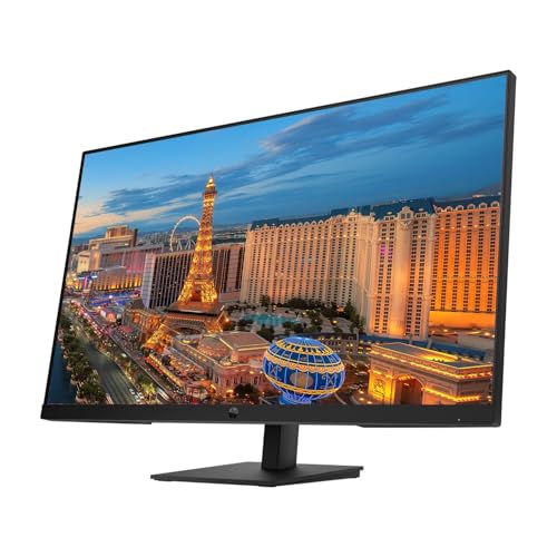 Image of HP P32u G5 32-inch 2560 x 1440 QHD Edge LED LCD Monitor, 2-Pack Bundle with Built-in Speakers, HDMI, USB-C, DisplayPort, Desk Mount Dual Monitor Stand, USB-C Multiport G5 Dock
