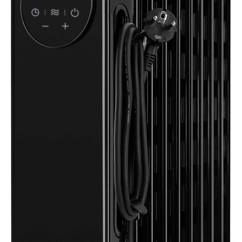Orbegozo RAD 2510 - Radiador de aceite, 3 potencias, temporizador, pantalla LED, Asa, mando a distancia, protección sobrecalentamiento, 2500 W