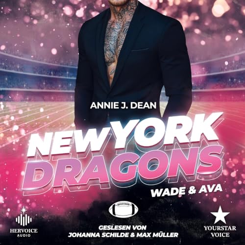Diseño de la portada del título New York Dragons: Wade & Ava (German Edition)