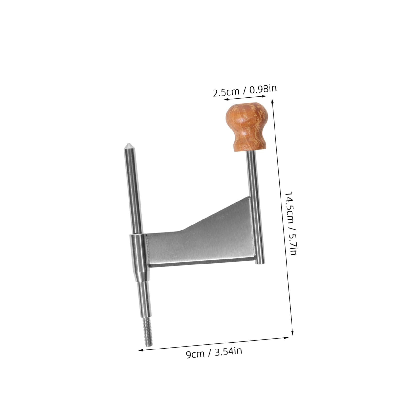 STOBAZA Stainless Steel Cheese Flaker Manual Handheld Cheese Grater Rotary Blade for Easy