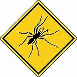 Sehr lange Haltbarkeit U24 Aufkleber Vorsicht Spinne Autoaufkleber Sticker