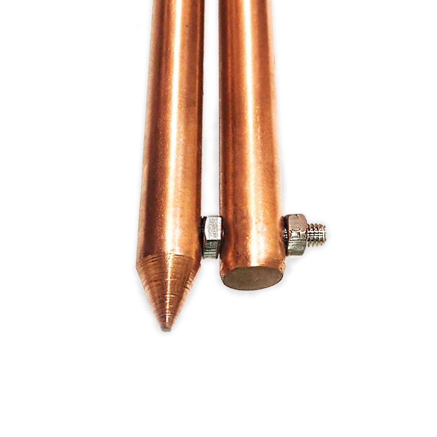 Copper Bonded Earth Rod | 5 Feet,14mm, 100 Microns (Pack Of 1)