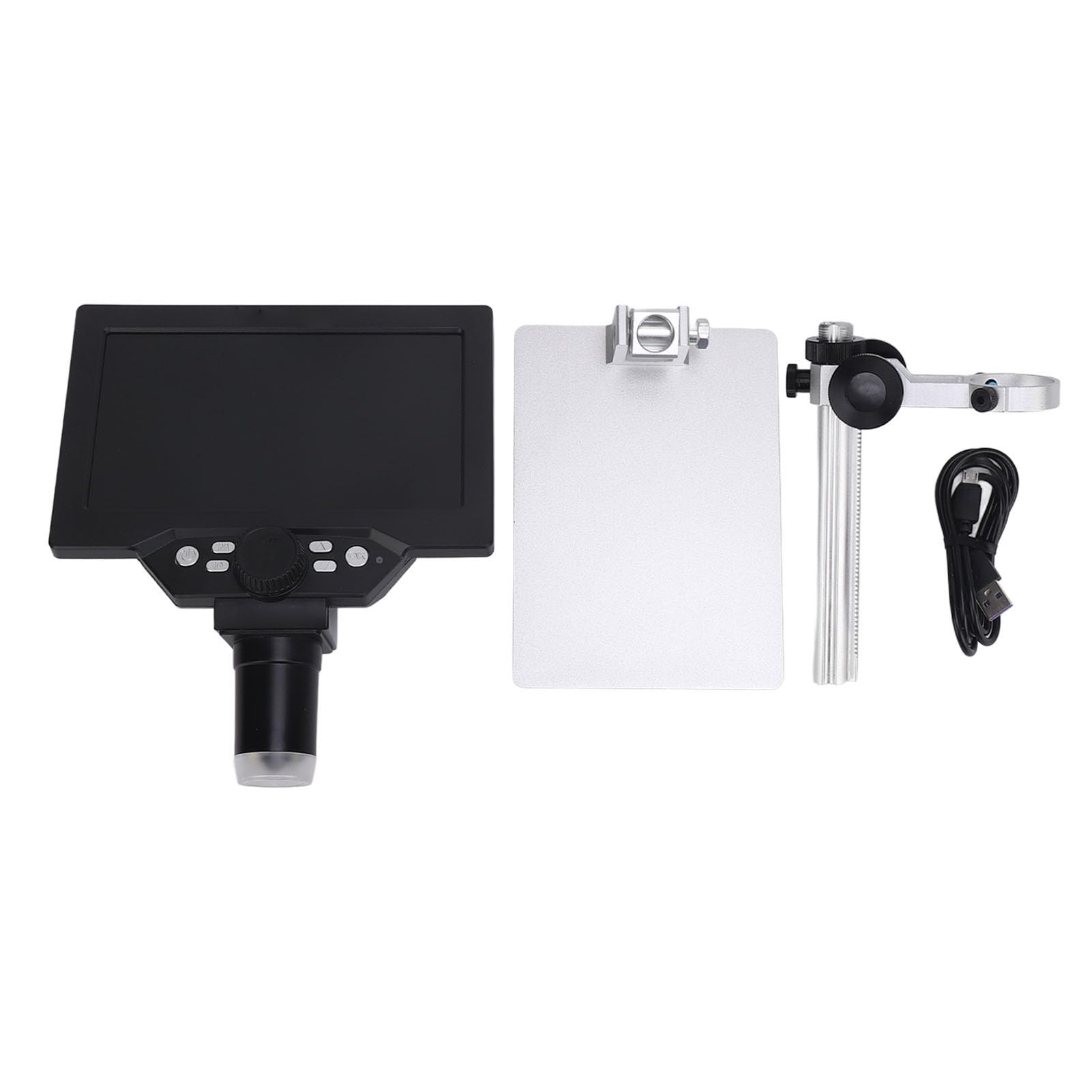 12MP 7-Zoll-LCD-Digitalmikroskop 1080P Fokussierung mit Einstellbaren LED-Leuchten für die Präzisionsreparatur von Elektronik