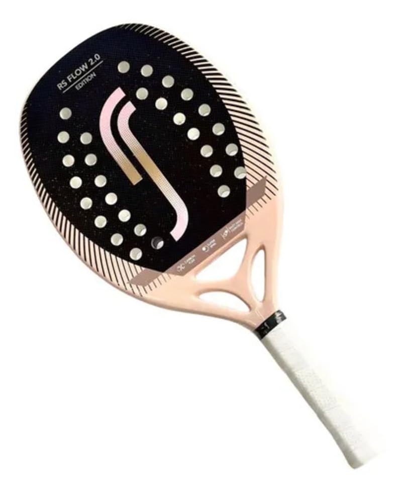 Raquete Beach Tennis Rs Rs Flow Edition 2.0 Rosa-Claro