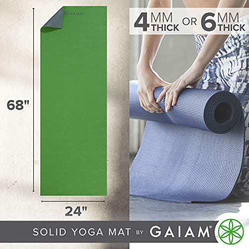 Image of Gaiam Two-Sided Premium Yoga Mat, 5mm