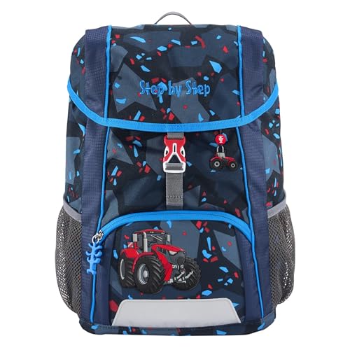 Step by Step Rucksack-Set Kid „Tractor Freddy“, blau, mit...