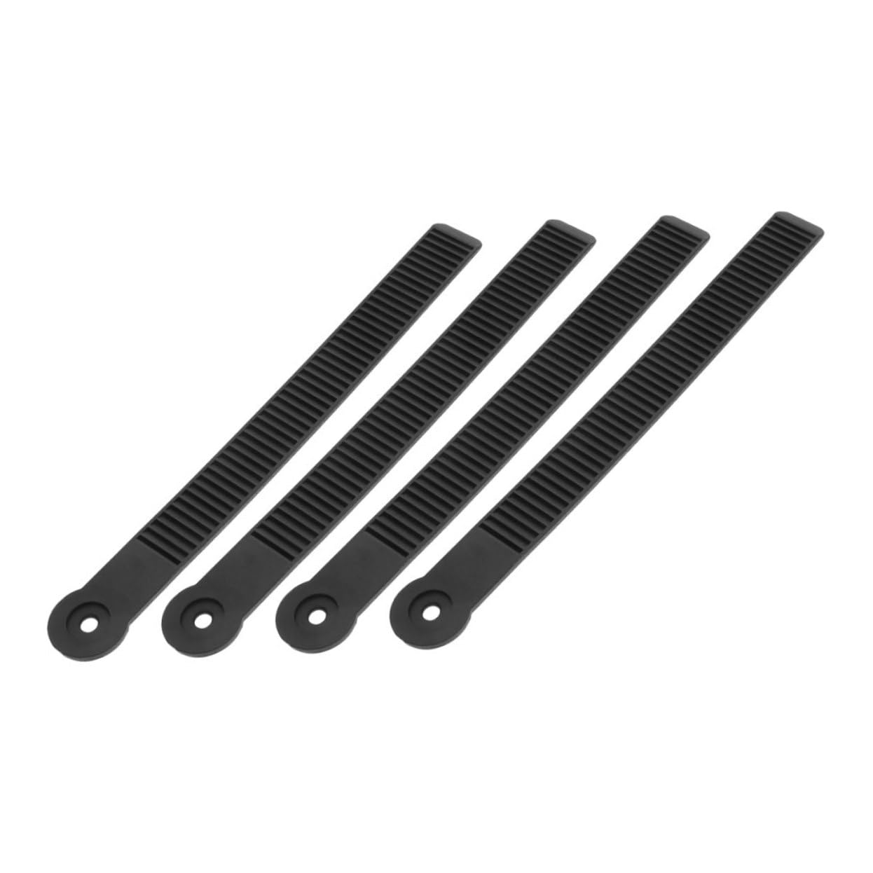 balacoo Piece Snowboard Binding Straps Plastic Ladder Straps for Snowboard Gear Black