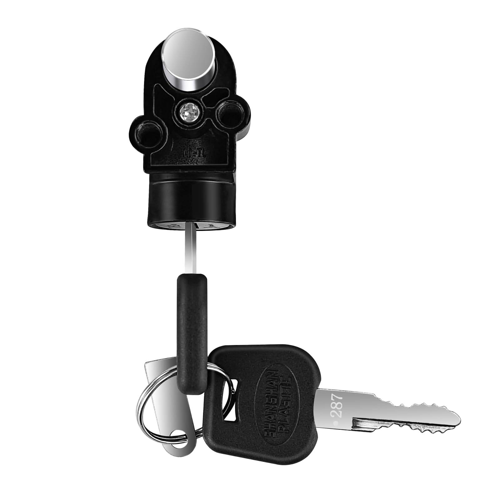 E-Bike-Schloss, für Hailong-Batteriegehäuse, Stromschloss und Schlüssel für Hailong 1 Batteriegehäuse, 1-2 Batterie, 5 x 3 cm, Silber (11 mm E-Bike-Schloss, für Hailong-Batteriegehäuse, Stromschloss und Schlüssel für Hailong 1 Batteriegehäuse, 1-2 Batterie, 5 x 3 cm, Silber (11 mm