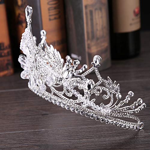 Corona de cristal para novia ideal para bodas de noche de gala 3