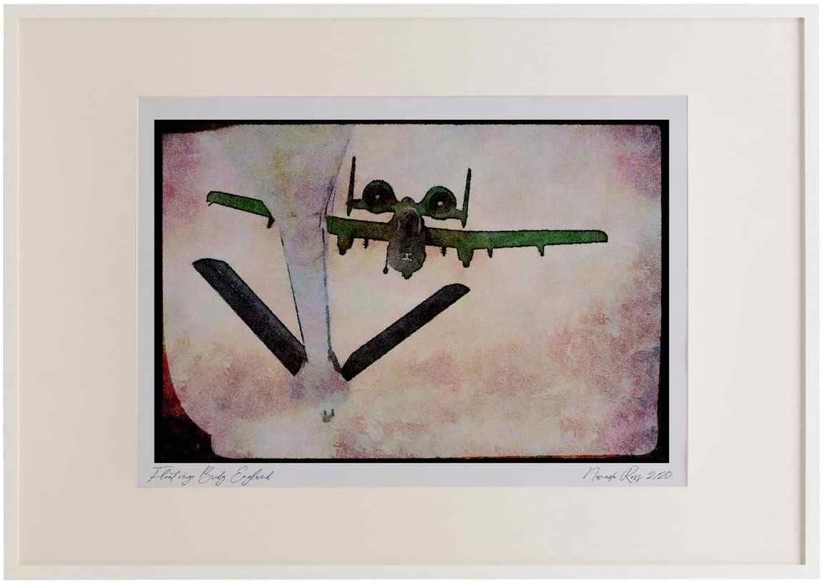 359003 Fairchild Republic A 10A Thunderbolt II, U.S. Air Force Watercolour A3 Picture Frame Limited Edition A4