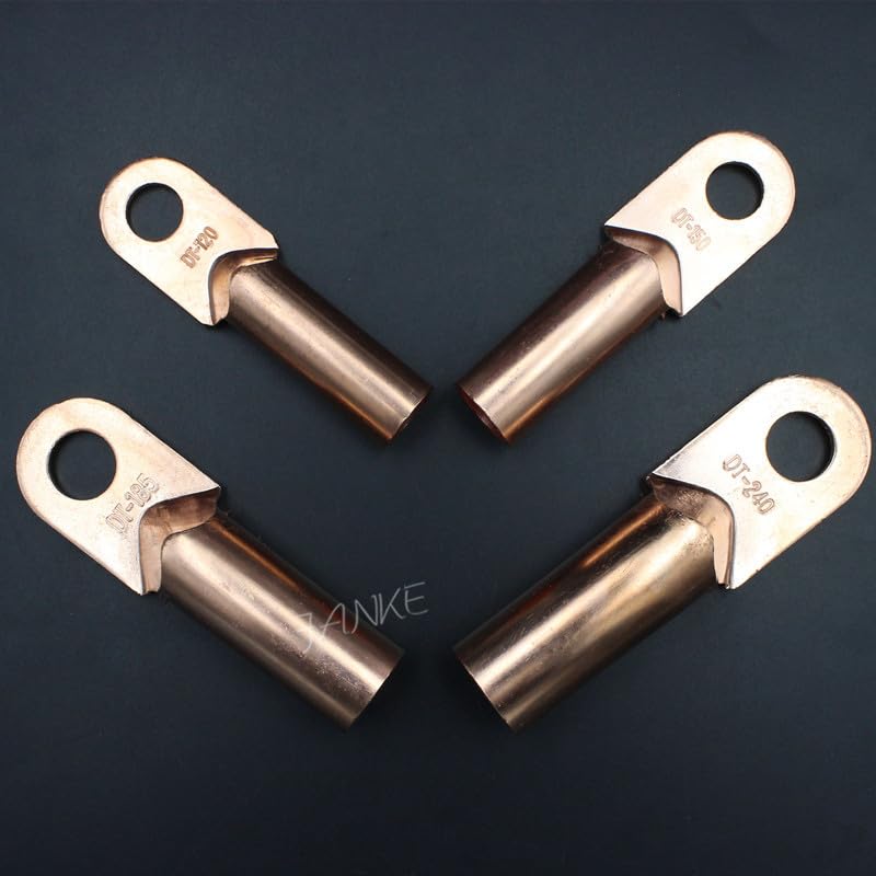 1piece DT-400 400mm2 Cable Lug Terminal Connector Copper Tone for 21mm Dia Bolt Electric Power Fittings Factory Standard B Type