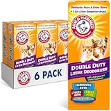 ARM & HAMMER Cat Litter Deodorizer Double Duty, 30 oz, 6 Pack