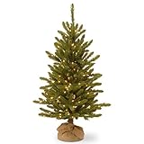 National Tree 4 Foot Kensington Burlap Tree with 150 Clear Lights (KNT3-306-40)