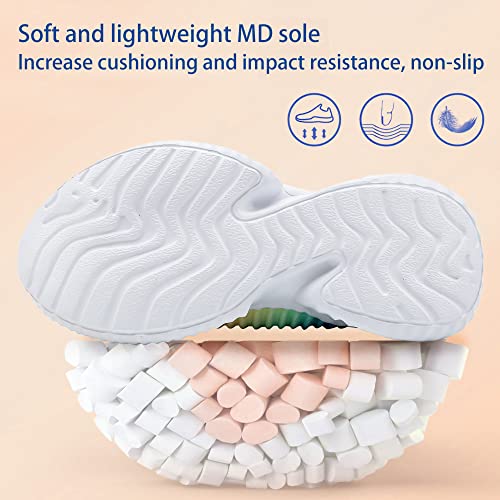 Image of VITUOFLY Boys Girls Sneakers Kids Mesh Lightweight Running Tennis Shoes