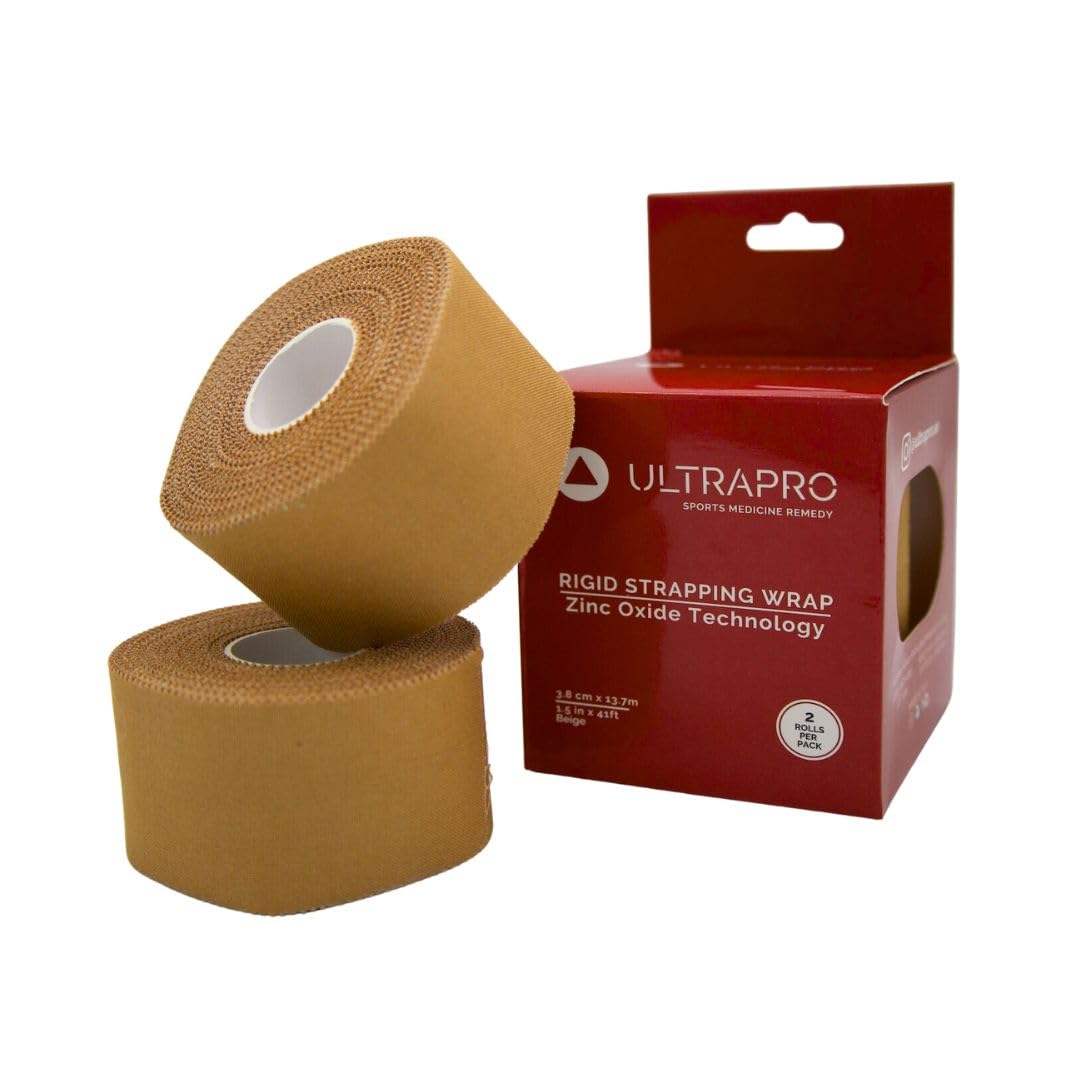 UltraPro Rigid Strapping Wrap - Beige Pack of 2 x 3.8cm x 13.7 meters