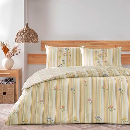 TAÇ Carlise Ranforce Standart Pamuk Nevresim Takımı, Turuncu, Çift Kişilik