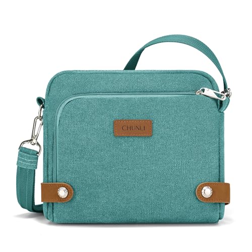 Image of Anti Theft Crossbody Bag for Women, RFID Blocking Travel Purse Slash Proof | CHUNLI Pickpocket Proof Crossbody Bags, Travel Purse Bag with Lockable Zippers & Slash Resistant Strap