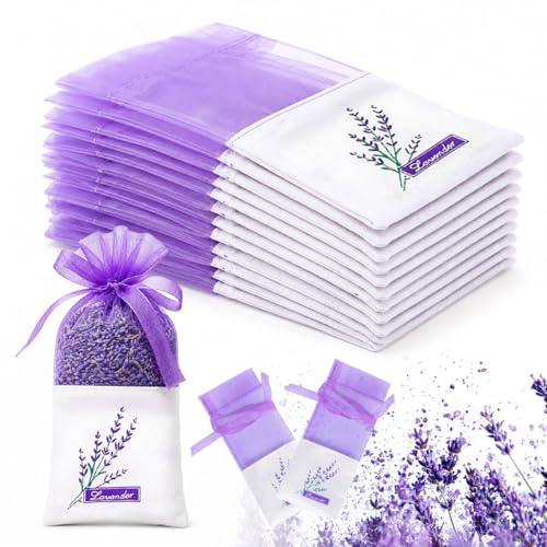 20/40 Stück Beutel für Lavendel Leer Säckchen zum Befüllen Lavendelsäckchen Leer Säckchen für Lavendel Duftsäckchen zum Befallen Leere Duftsäckchen Ideal für Gewürze Geschenke Samen