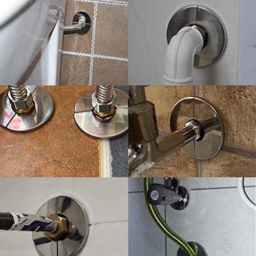 4 Pcs Rosetta Acciaio Inox, Rosetta per Rubinetto