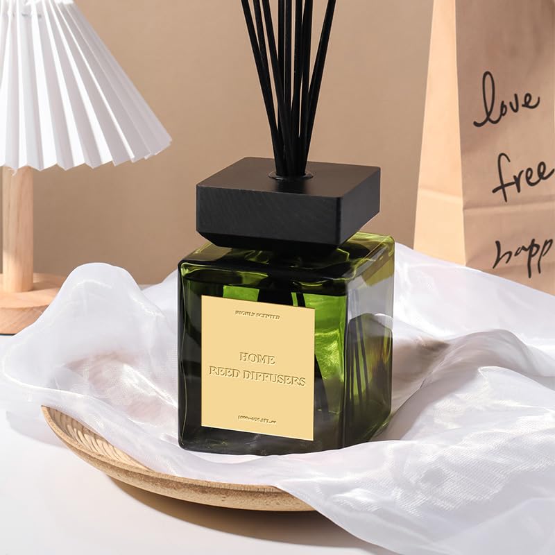 LUXXIA - HAVA - Forest - 1000ml Raumduft mit cremig-blumigem, erdigem Duft - Raumerfrischer Duftstäbchen Raumdiffusor Diffusor Diffuser Stäbchen Lufterfrischer Wohnung Duftspender Bad Deko Zimmer WC