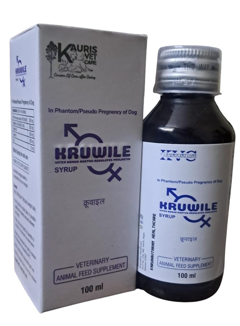 KAURIS KRUWILE Syrup for HORMONAL Issues, HYPERPROLACTIN Level, Pseudo Pregnancy of Dogs/Cats, 100 ML (B0D3PZ4WQB) Amazon Price History, Amazon Price Tracker