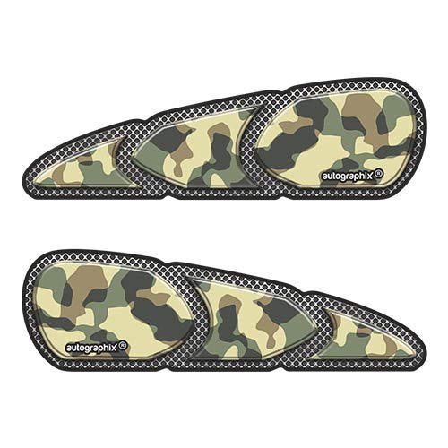 Autographix 1005866 Graphic Bike Stickers (Set of 4, Multicolor)