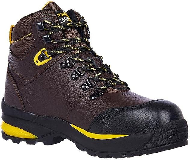 Pro Cliff Bota Industrial Casquillo Poliamida Resistente Piel Caoba 089C0C  : Amazon.com.mx: Ropa, Zapatos y Accesorios