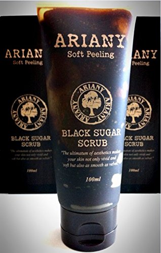 Korean Natural Unisex Honey Black Sugar Scrub, Soft Facial Peeling With Botanical Extracts - 100 ml, destroys acne-causing bacteria, controls excess oil and reduces pores.