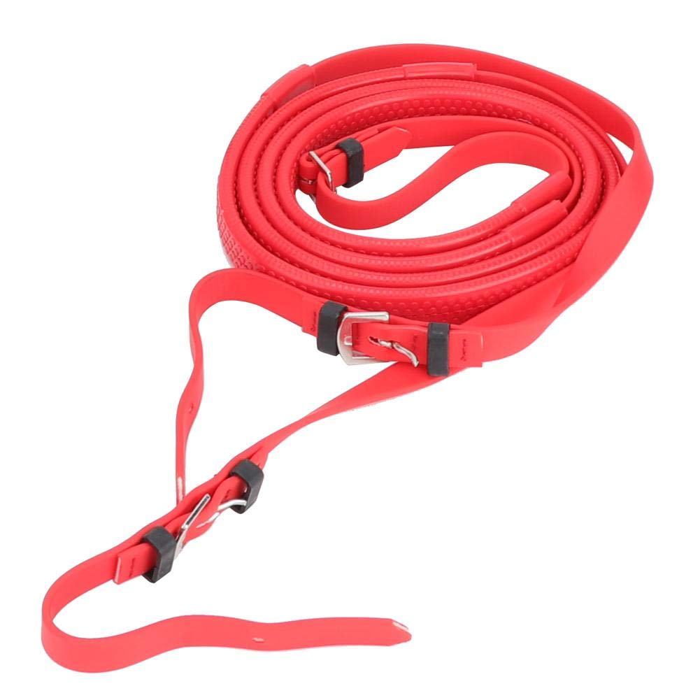 Briglia per Cavalli, Briglia per Cavalli Regolabile in PVC Briglia di Rinforzo Headstalls Snaffle Vuoto Rimovibile in Acciaio Inossidabile LT5004