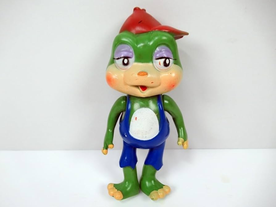 E◆超レア！けろっこデメタン ザリ ソフビ タツノコプロ 昭和当時もの E◇超レア！けろっこデメタン ザリ ソフビ タツノコプロ 昭和