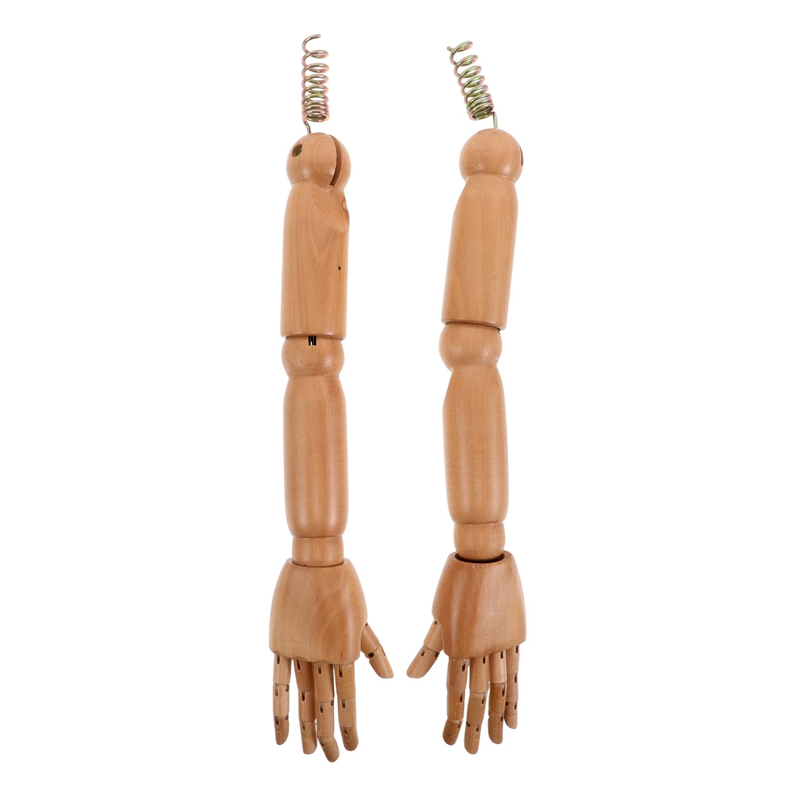 Bras Articulé en Bois Massif Main Flexible pour Mannequin Garçon et Filles, Équipé de Joints Mobiles, Adapté à L'Affichage de Mode et Travaux de Dessin